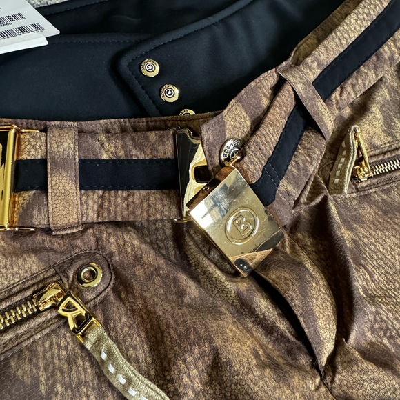 *NWT,  HARD TO FIND* Bogner Gwenn Python Jacquard Print Ski Pant - Picture 4 of 9